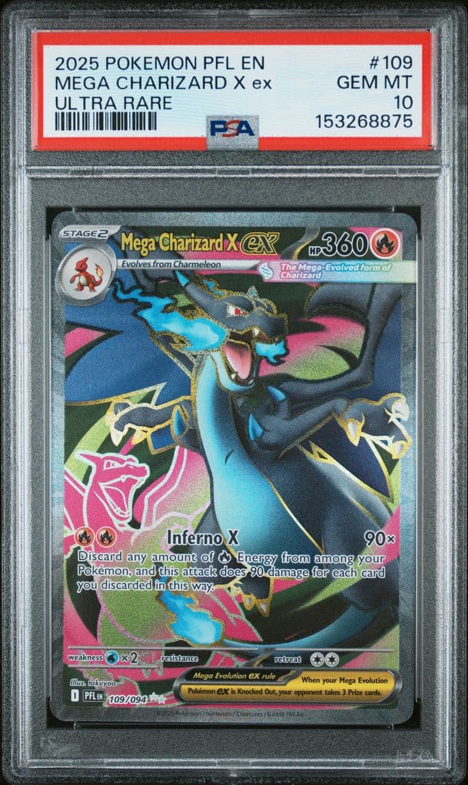 2025 #109 Mega Charizard X EX PS
