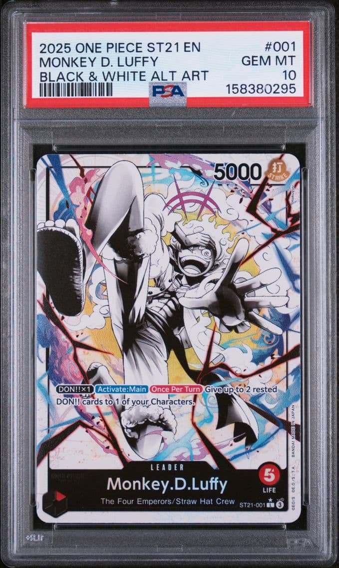 2025 #001 Monkey D. Luffy PSA 10