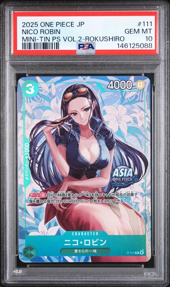 2025 #111 Nico Robin PSA 10 One 