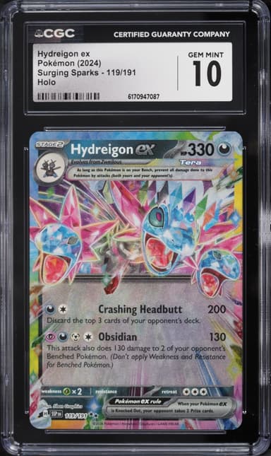 Pokemon Scarlet & Violet Surging Sparks Holo Hydreigon ex #119