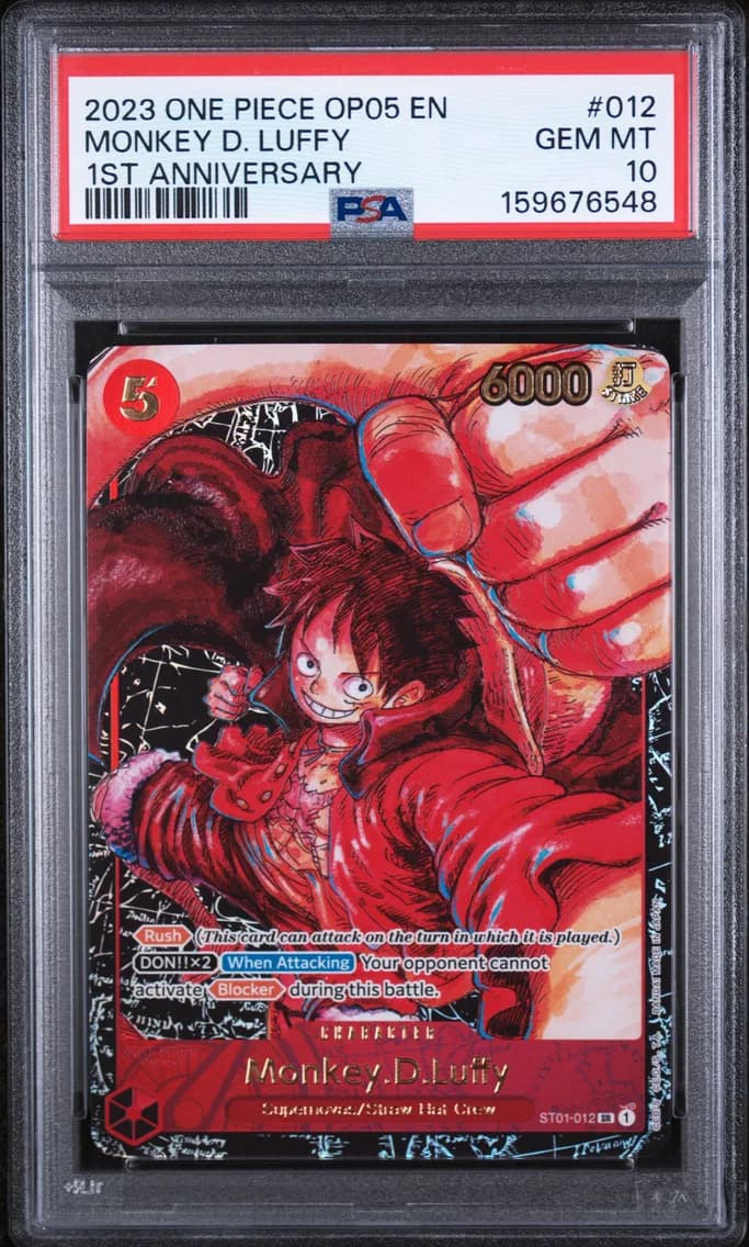 2023 #012 Monkey D. Luffy PSA 10