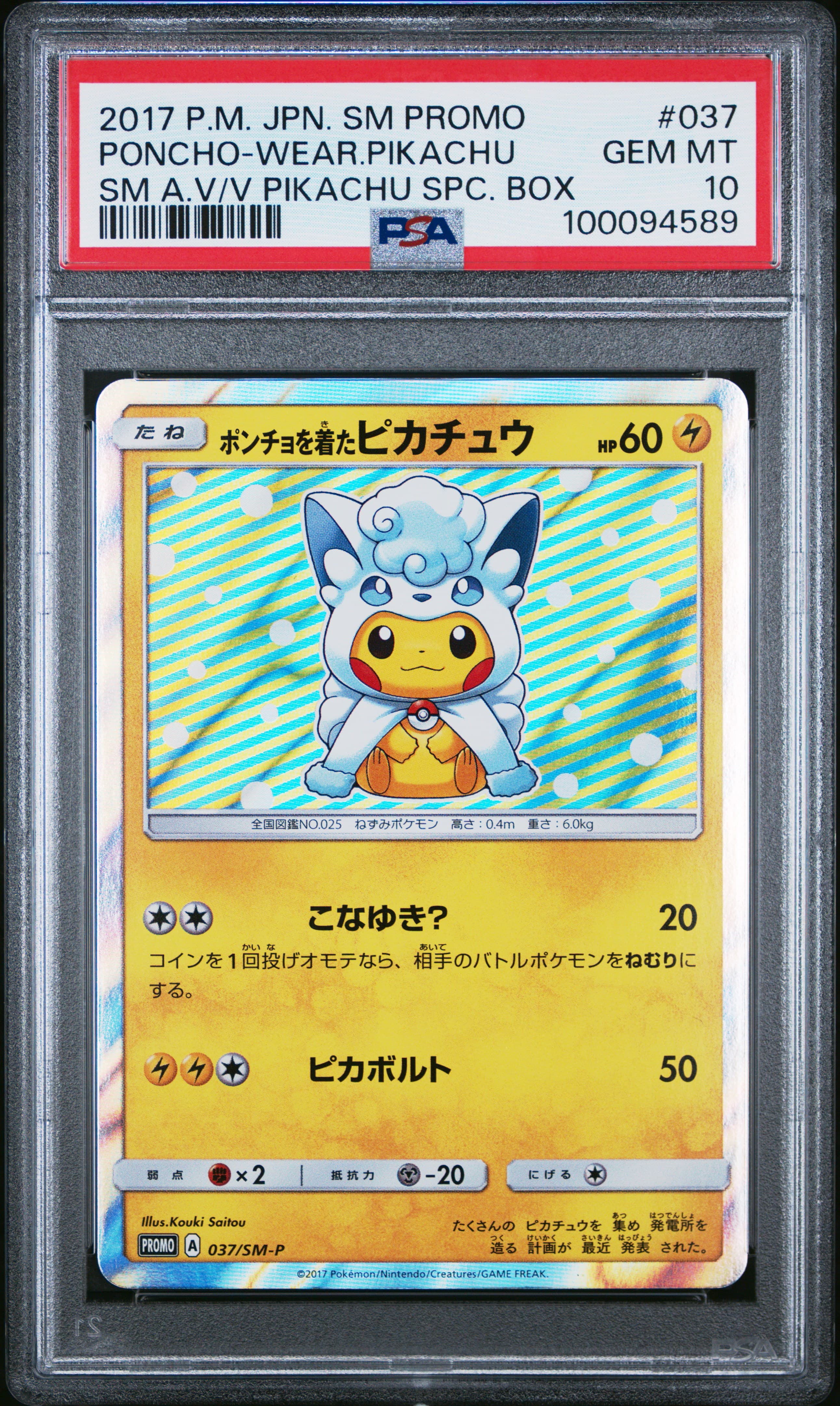 Poncho-Wearing Pikachu