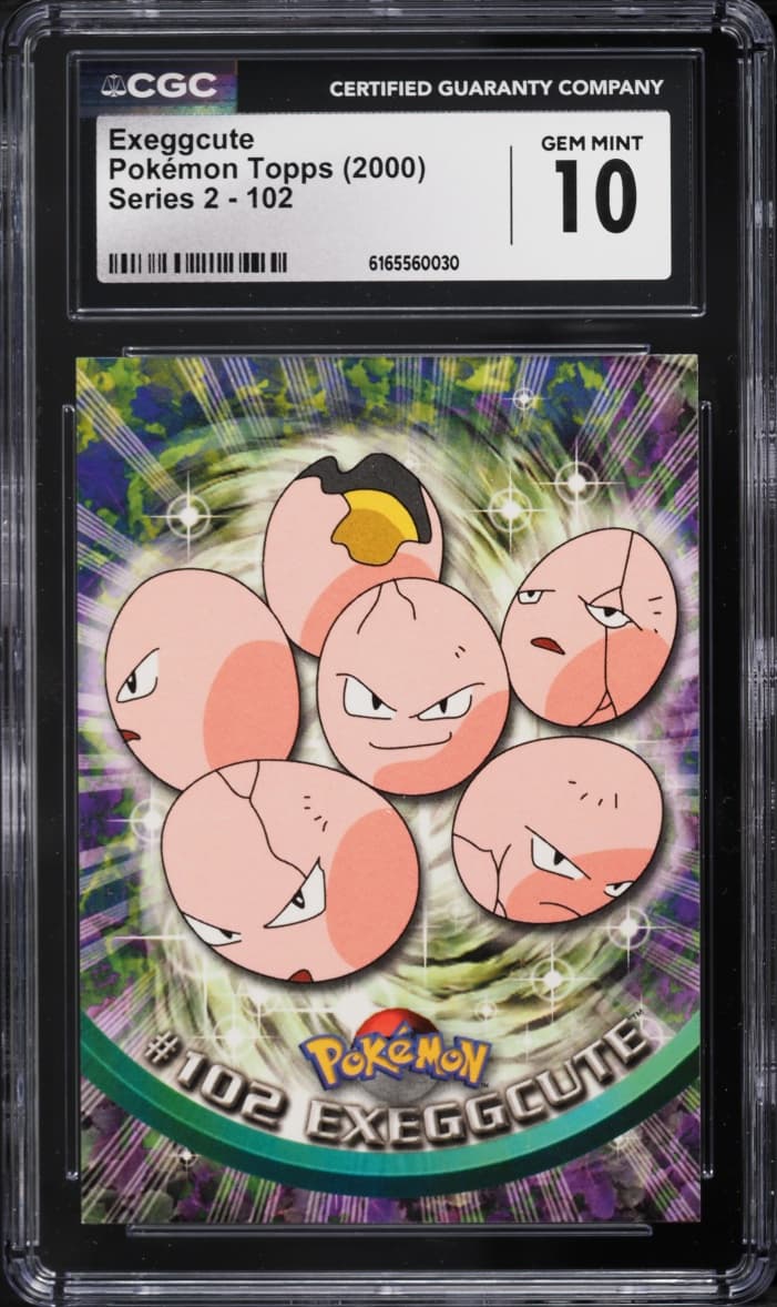 Topps Pokemon Series 2 Exeggcute #102