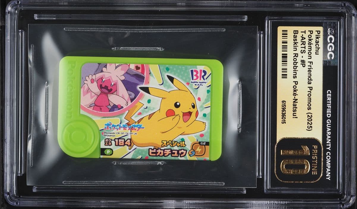 Pokemon Japanese Frienda Promo Baskin Robbins Poke-Natsu! T-ARTS Pikachu #P