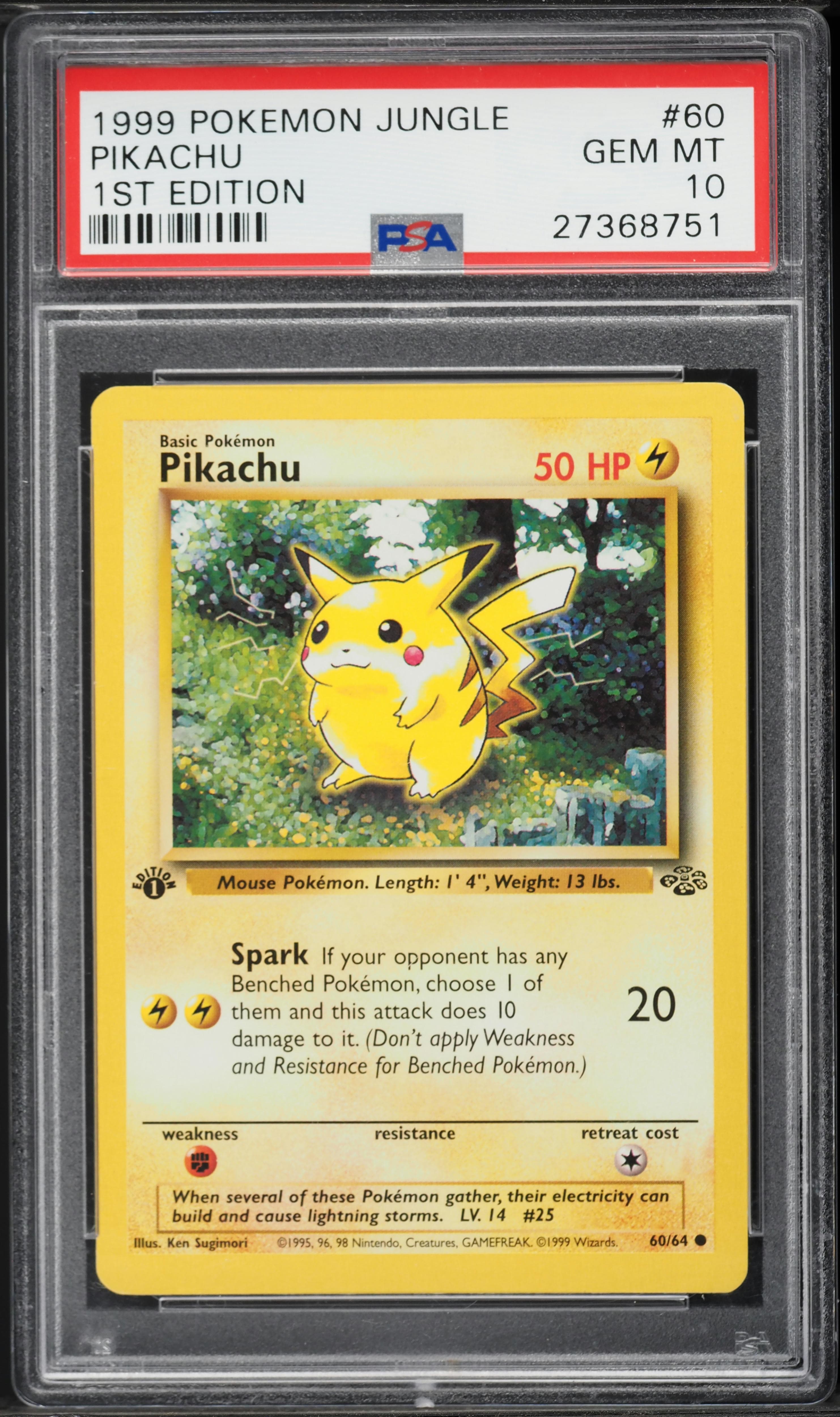 Pikachu 1st Edition