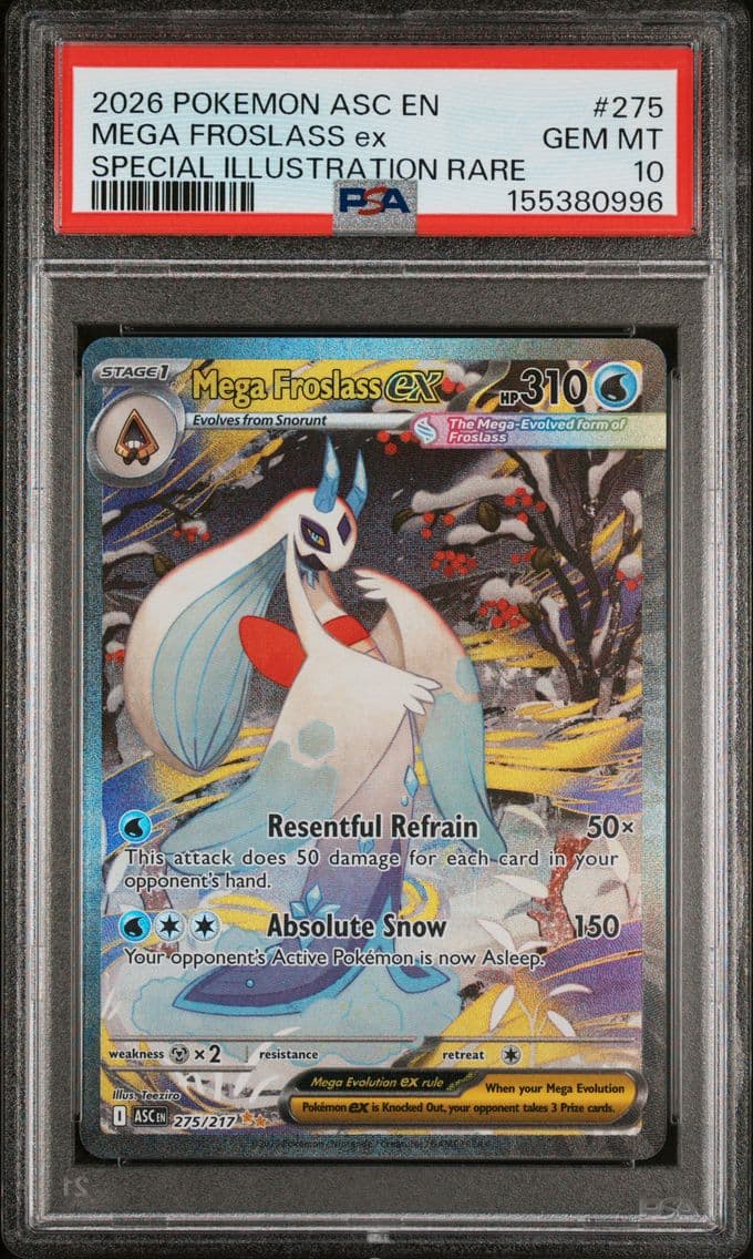 2026 #275 Mega Froslass EX PSA 1