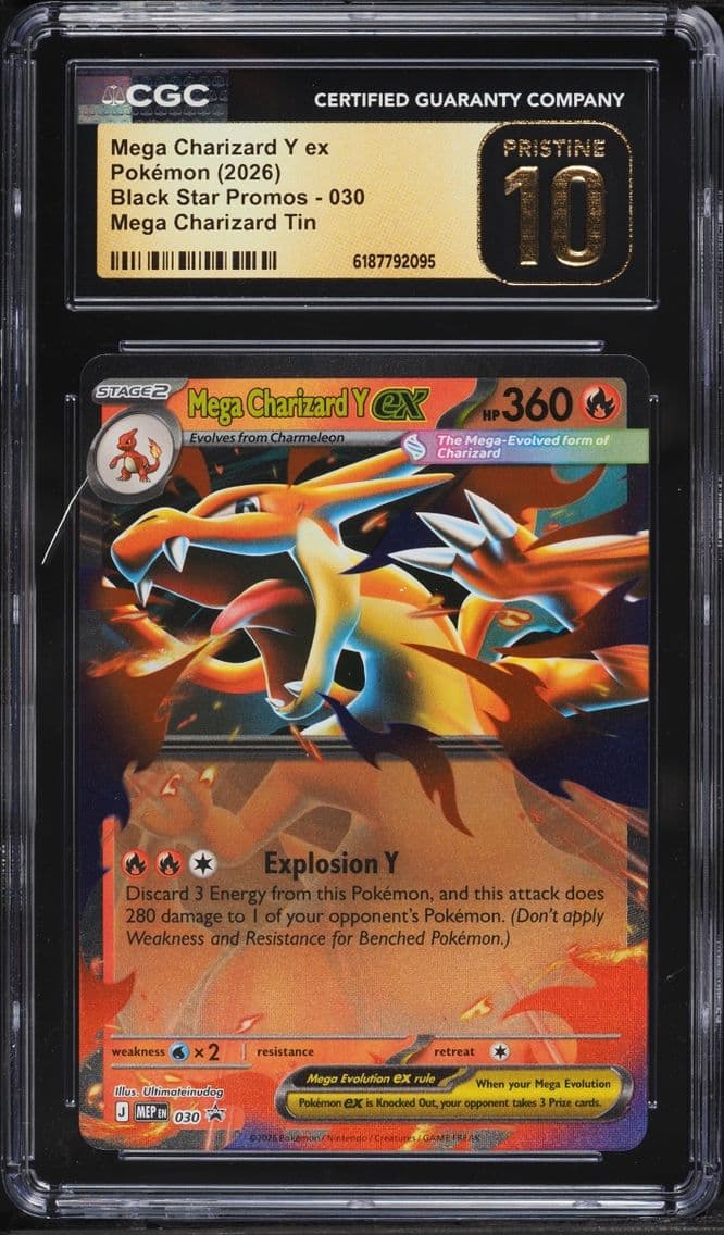 2026 #30 Mega Charizard Y EX CGC