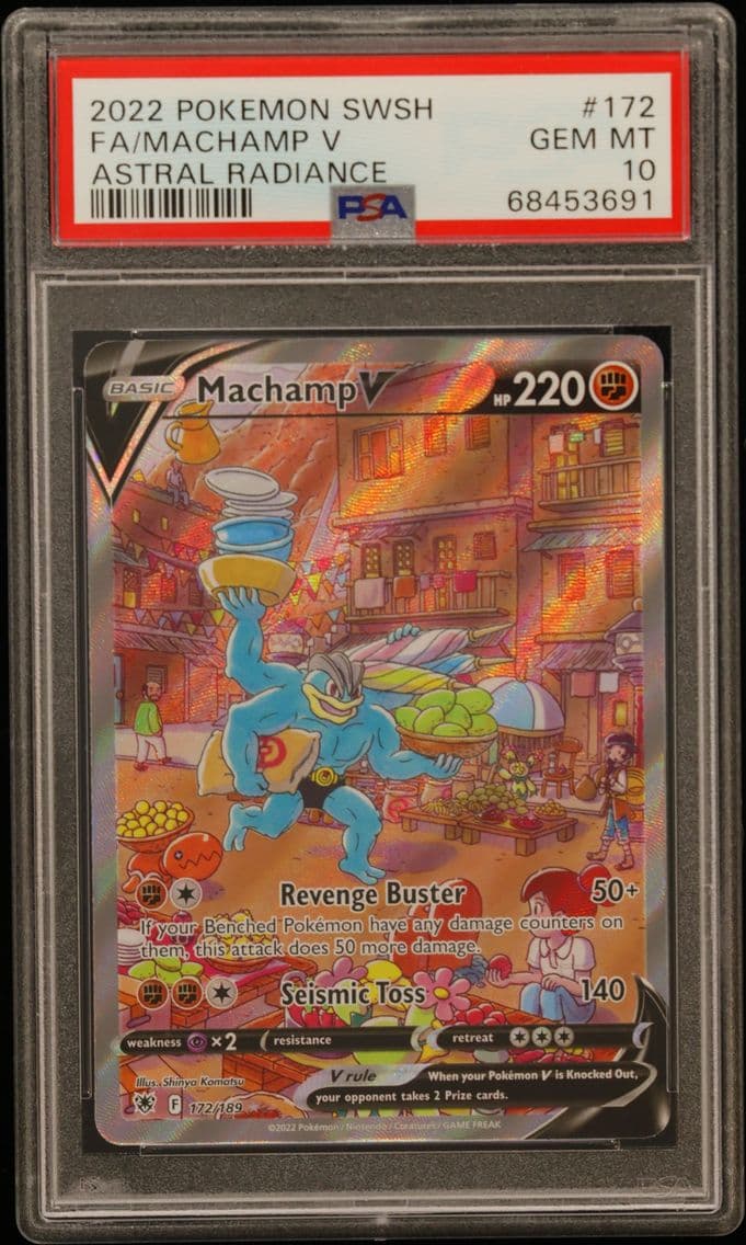 2022 #172 Full Art/Machamp V PSA
