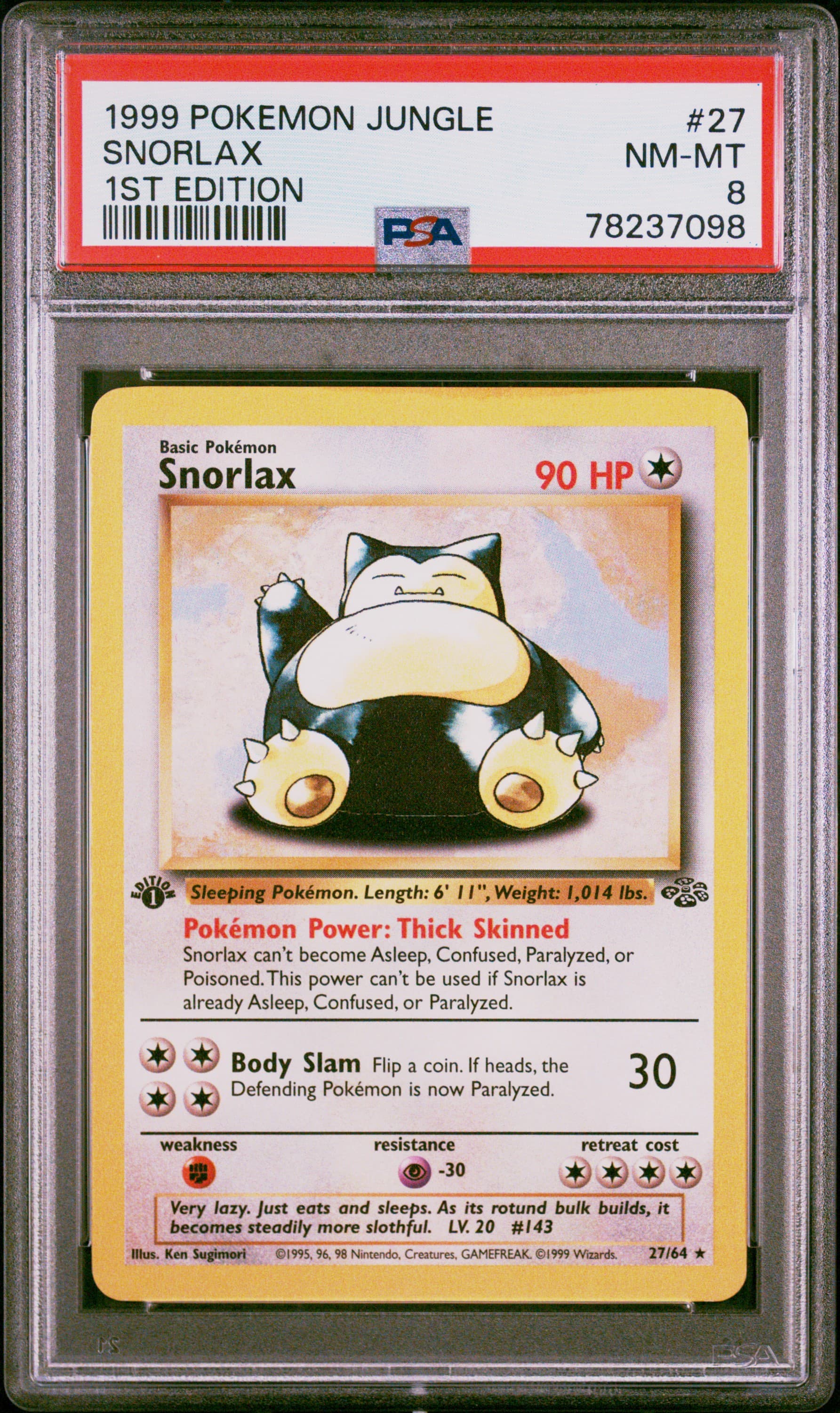 Snorlax 1st Edition