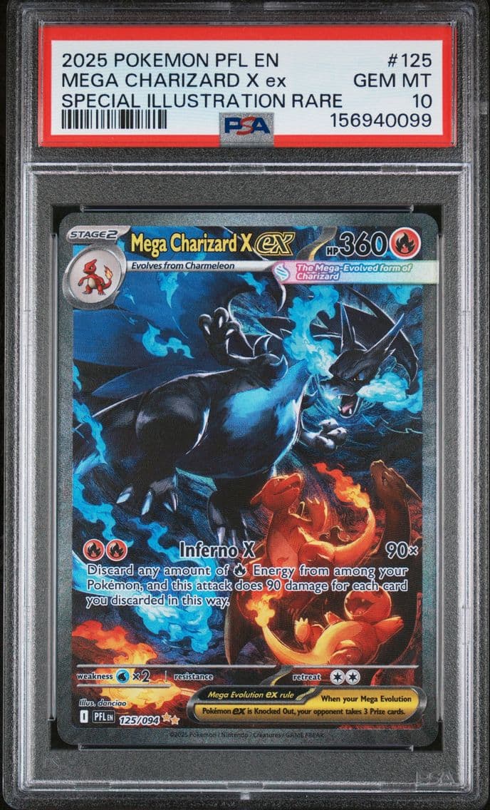 2025 #125 Mega Charizard X EX PS