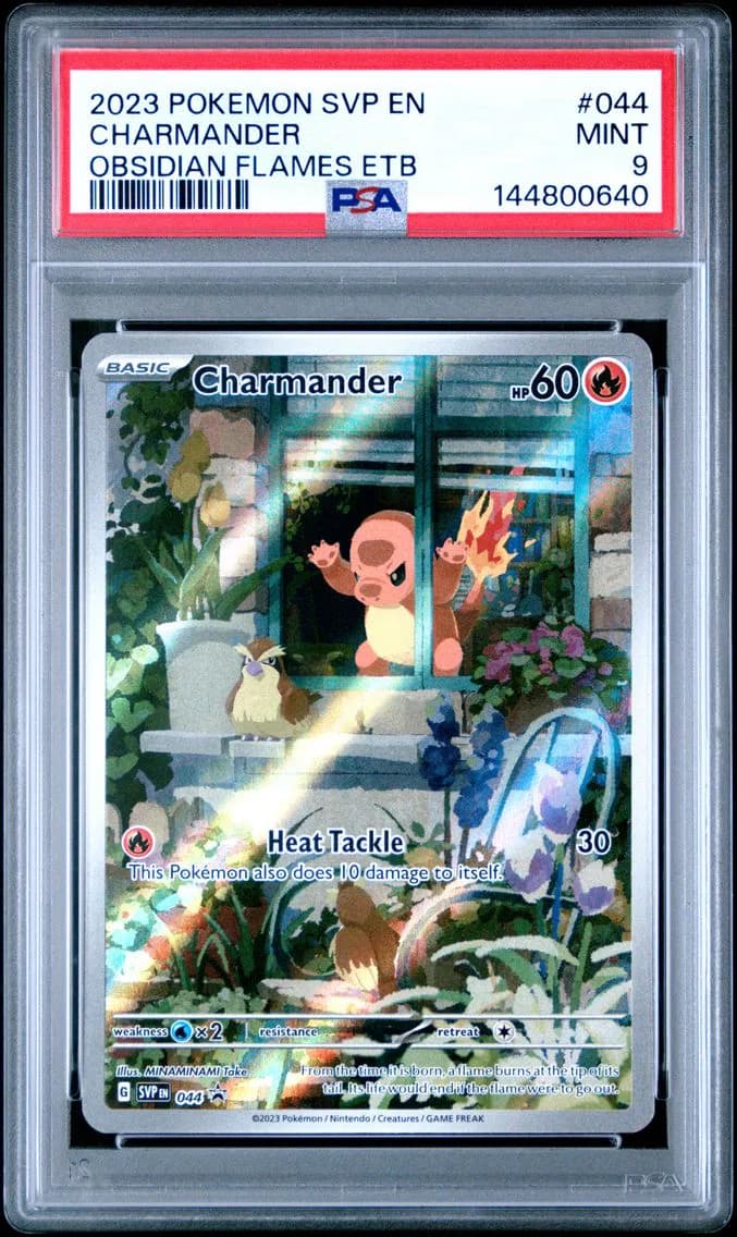 2023 #044 Charmander PSA 9 Svp E