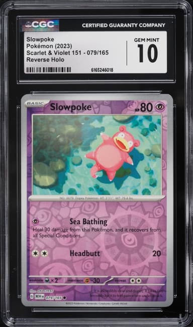 Pokemon Scarlet & Violet 151 Reverse Holo Slowpoke #79