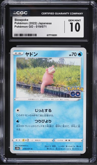 Pokemon Japanese Sword & Shield Pokemon GO Slowpoke #19