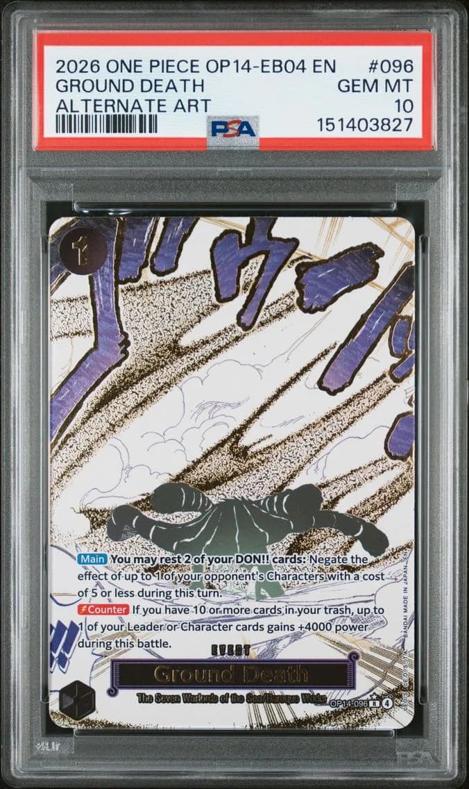 2026 #096 Ground Death PSA 10 On
