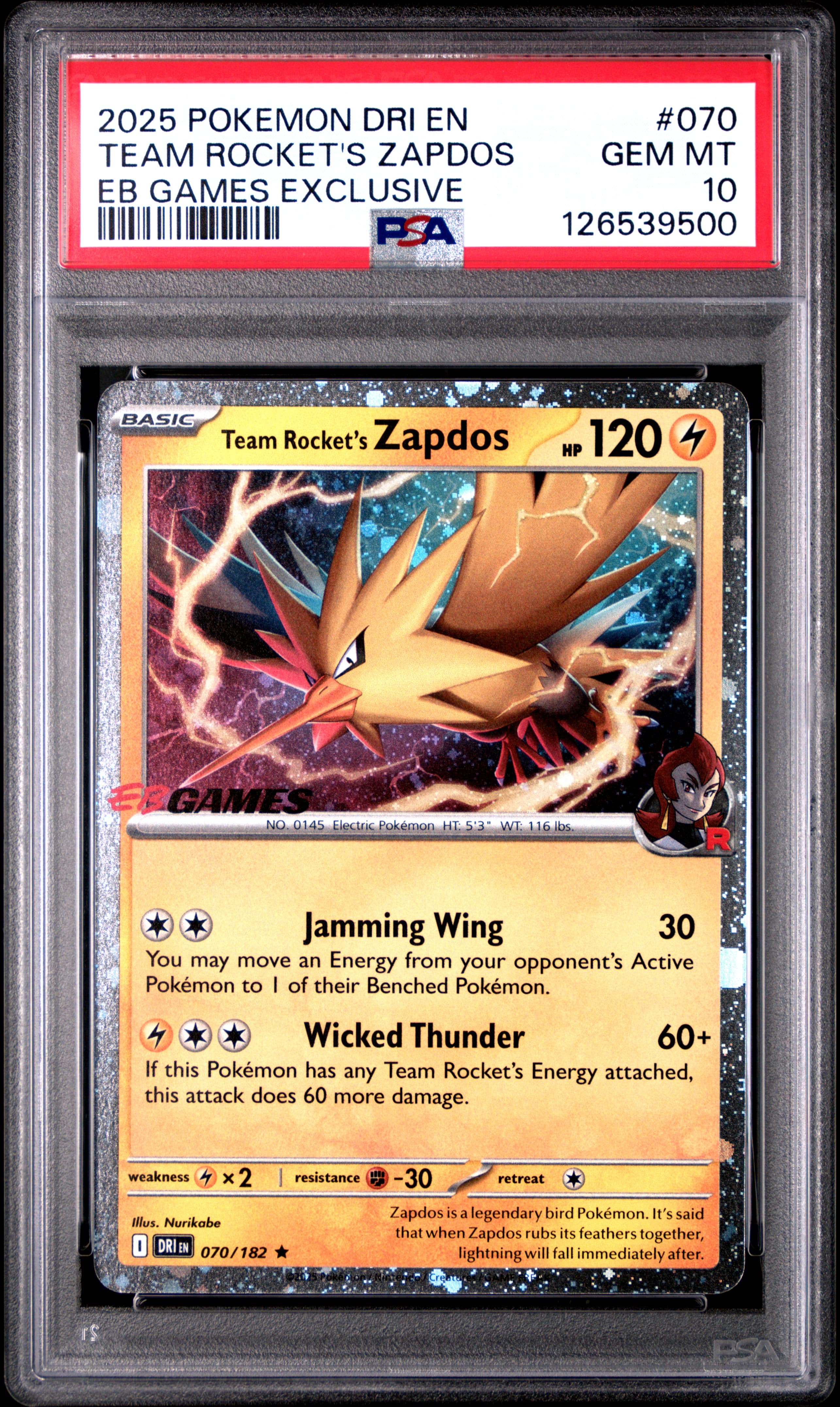 Team Rocket's Zapdos