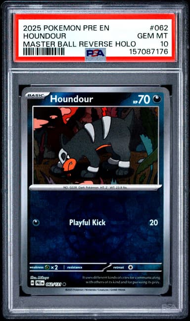 Houndour Master Ball Reverse Holo