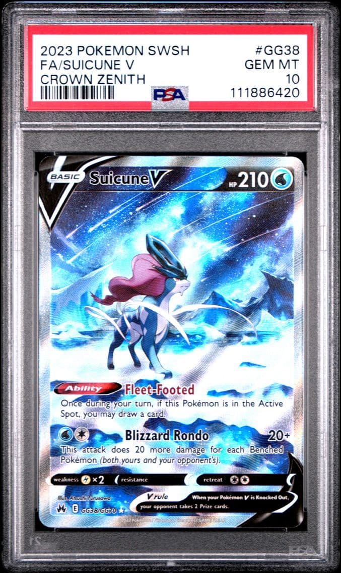 2023 #GG38 Full Art/Suicune V PS