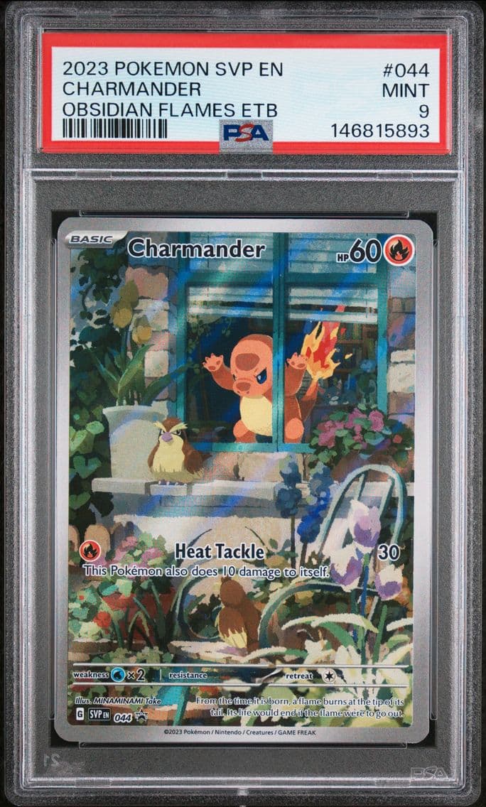 2023 #044 Charmander PSA 9 Svp E