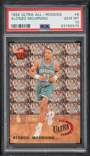 Ultra Basketball Alonzo Mourning ROOKIE #6