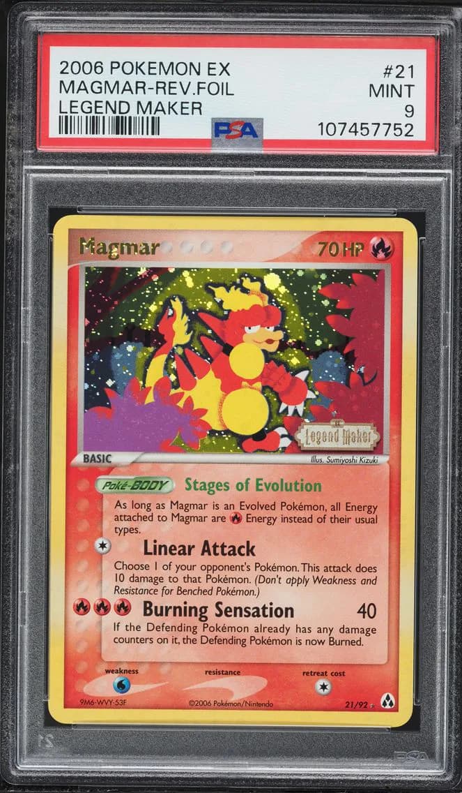 2006 #21 Magmar-Reverse Foil PSA