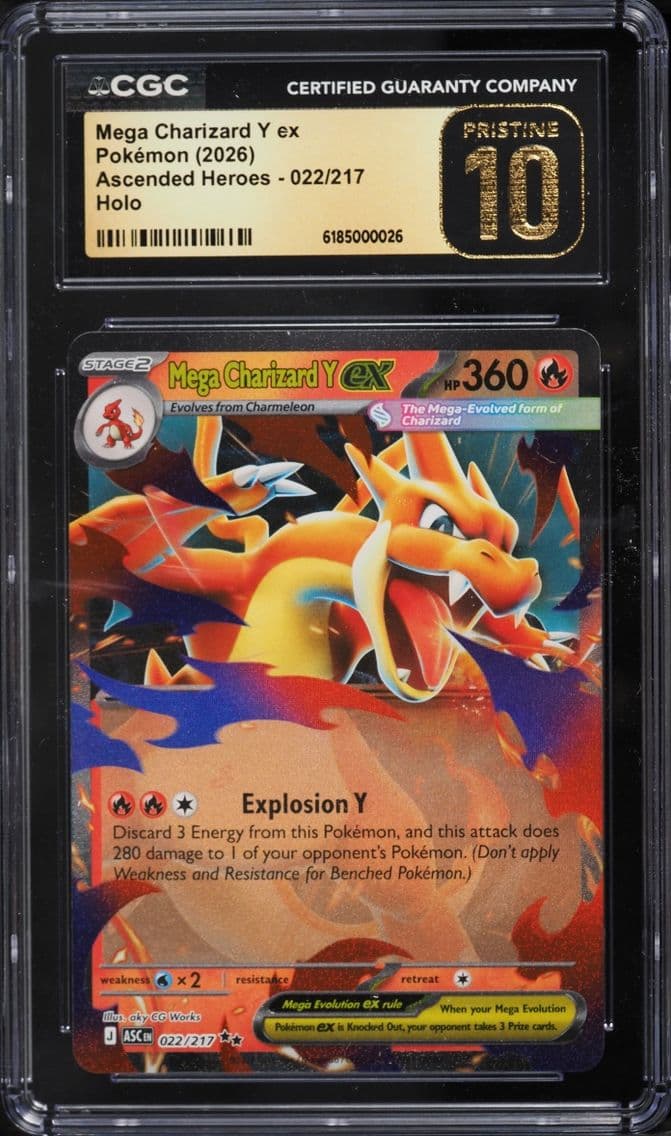 2026 #22 Mega Charizard Y EX CGC