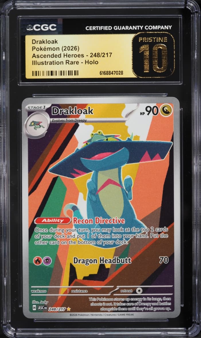 Pokemon Mega Evolution Ascended Heroes IR Drakloak #248