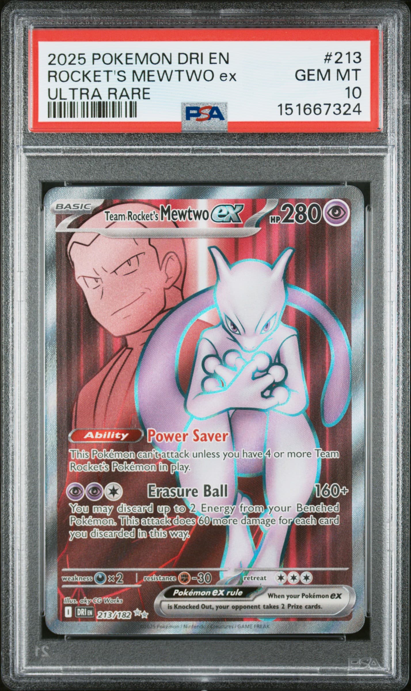 Team Rocket's Mewtwo EX