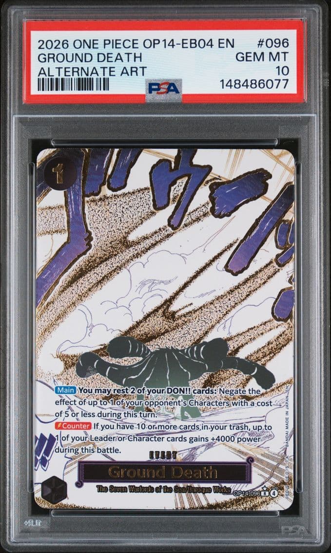 2026 #096 Ground Death PSA 10 On