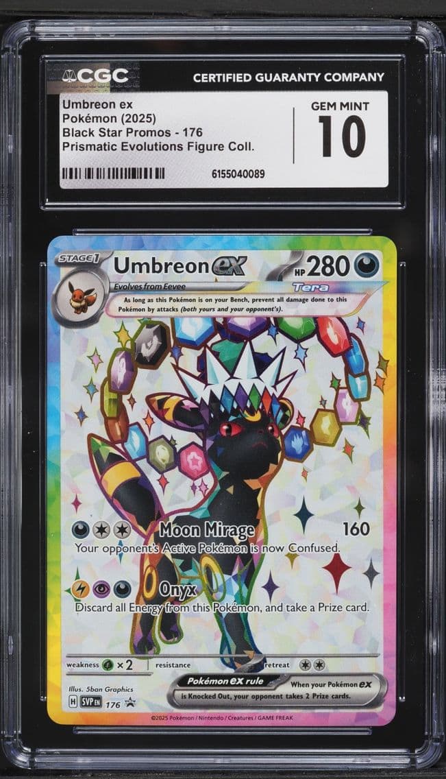 2025 #176 Umbreon EX CGC 10 Poke
