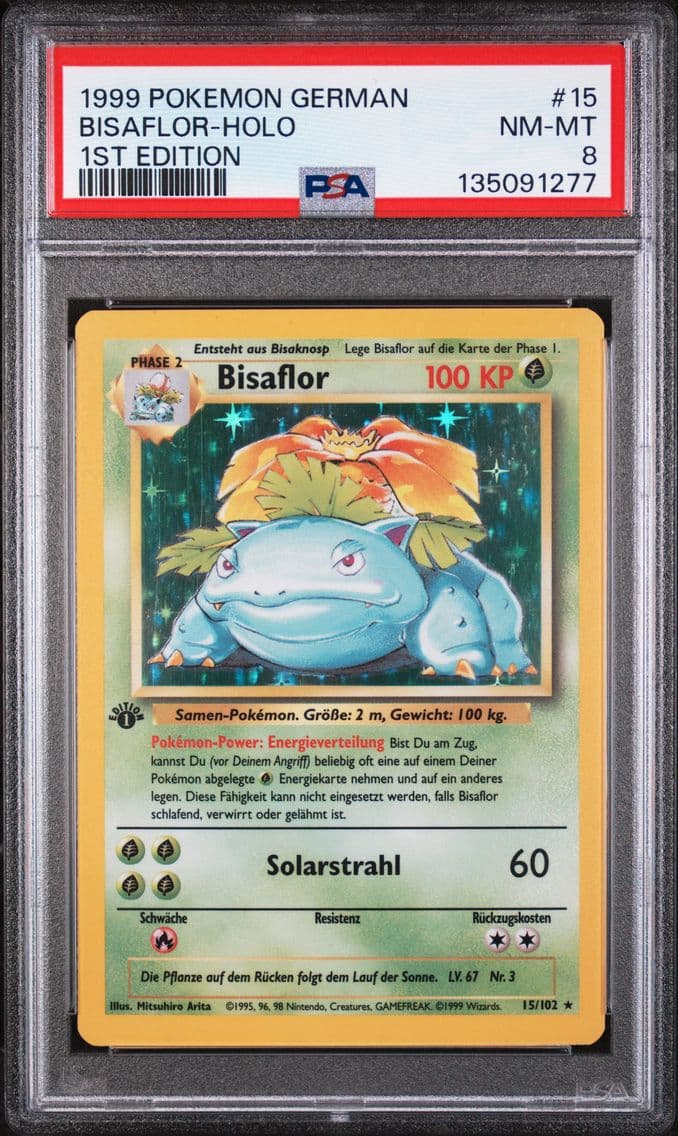 1999 #15 Bisaflor-Holo 1st Editi
