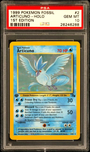 Articuno-Holo 1st Edition