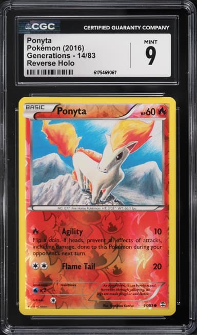Pokemon XY Generations Reverse Holo Ponyta #14