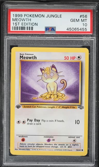 Meowth 1st Edition