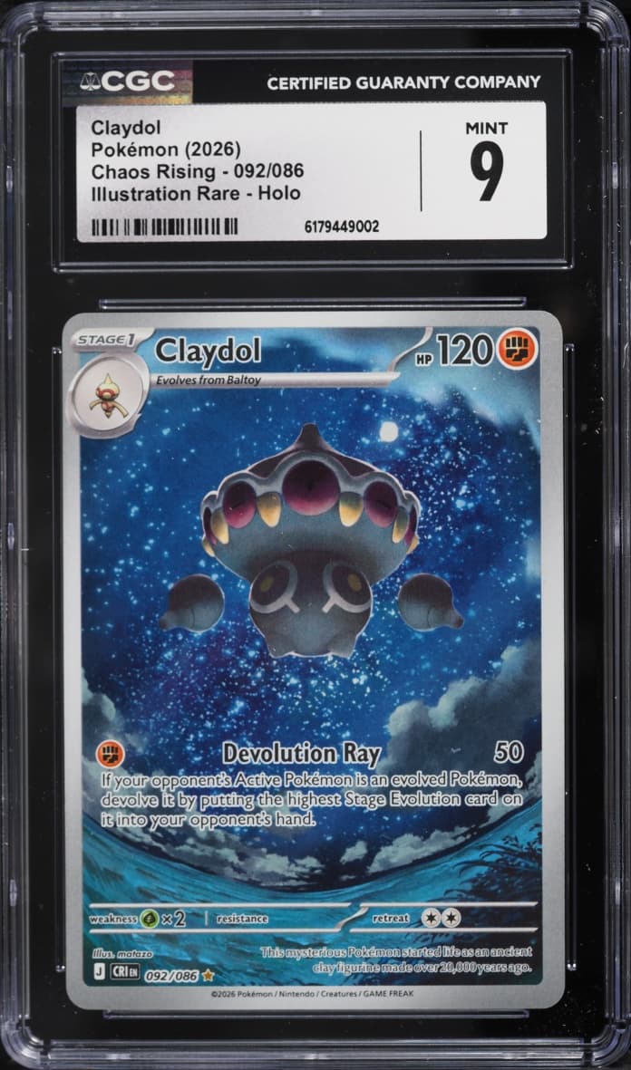 Pokemon Mega Evolution Chaos Rising IR Claydol #92