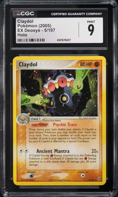 Pokemon EX Deoxys Holo Claydol #5
