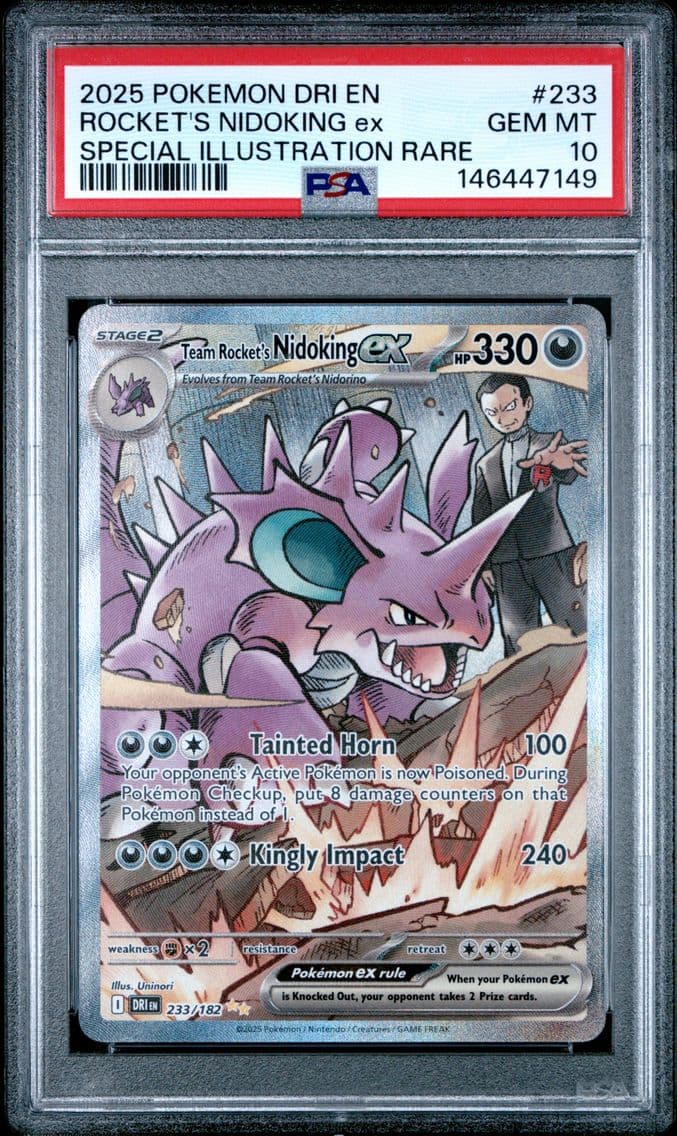 2025 #233 Team Rocket's Nidoking