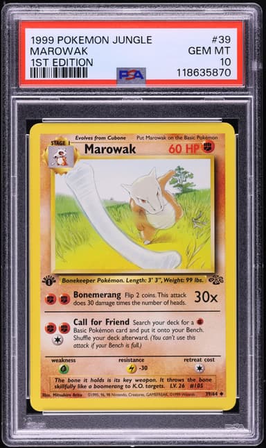 Marowak 1st Edition