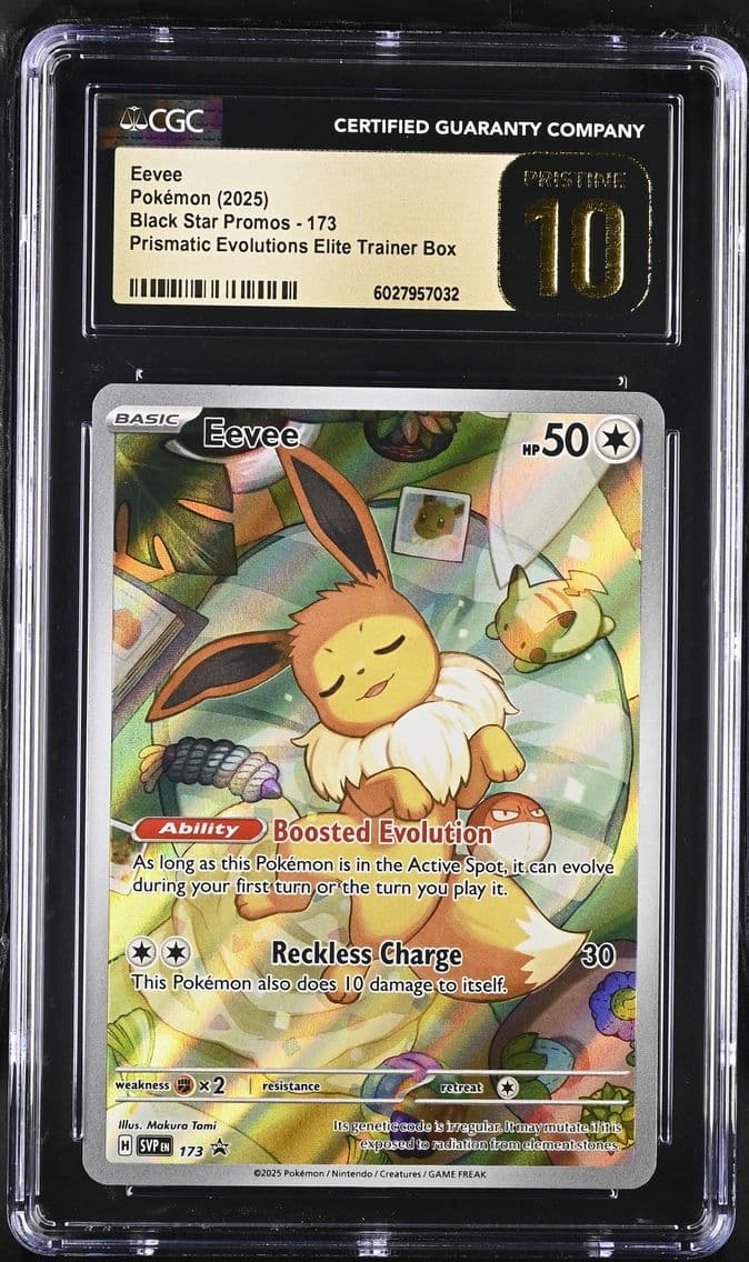 2025 #173 Eevee CGC 10 Pristine 
