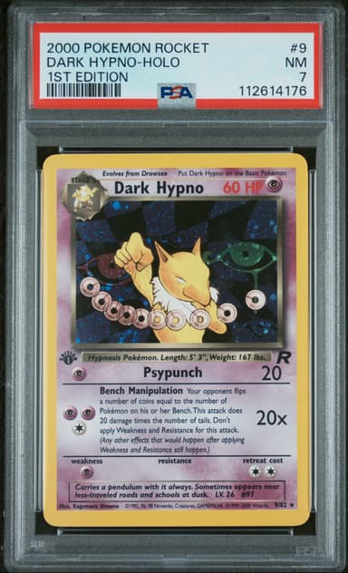 Dark Hypno-Holo 1st Edition