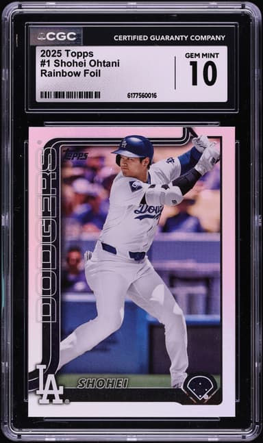 Topps Rainbow Foil Shohei Ohtani #1