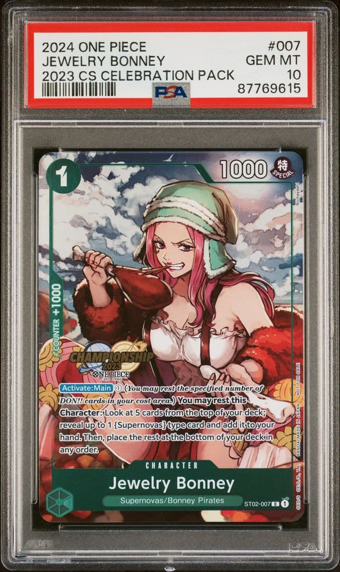 2024 #007 Jewelry Bonney PSA 10 