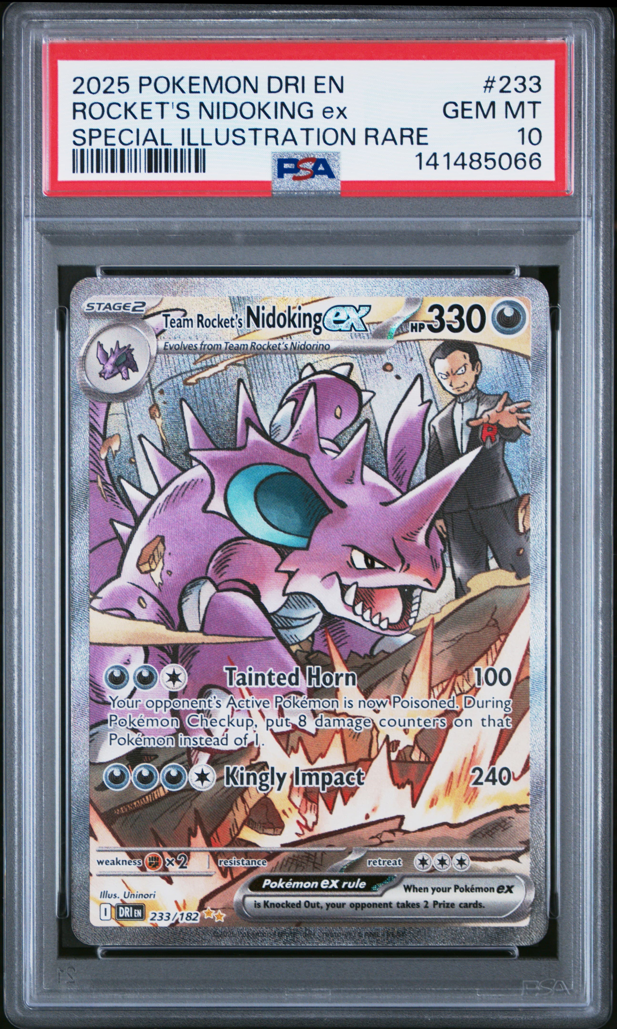 Team Rocket's Nidoking EX