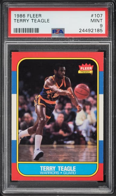 Fleer Basketball Terry Teagle #107