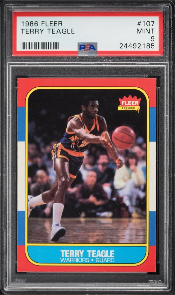 Fleer Basketball Terry Teagle #107