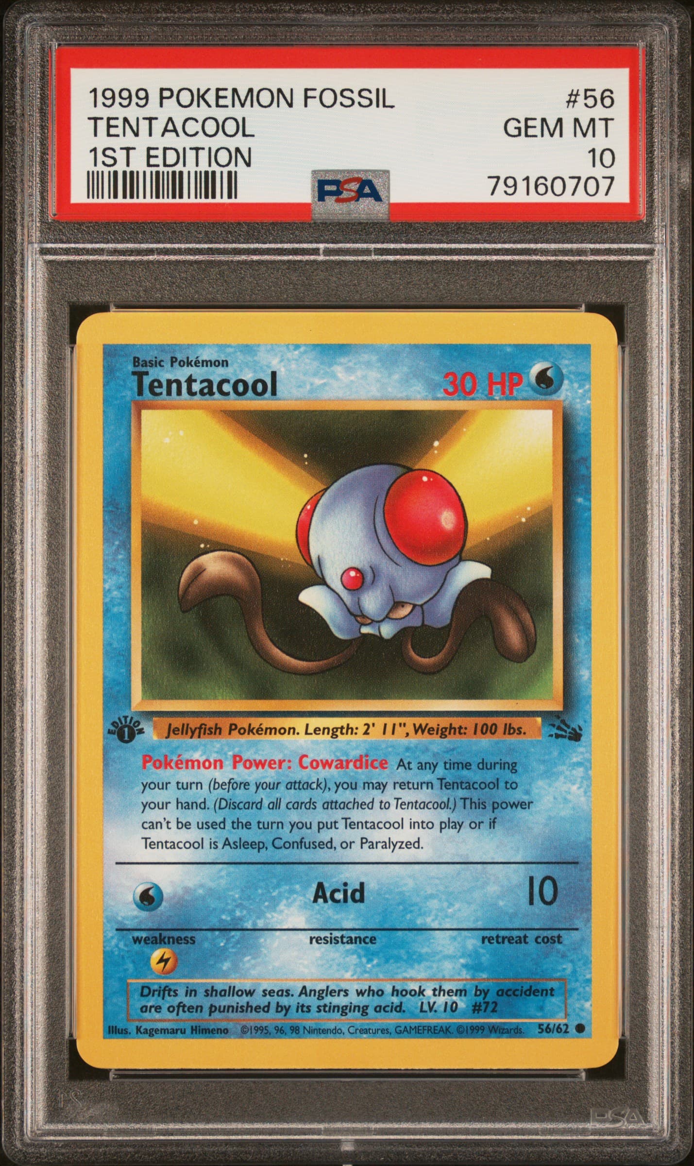 Tentacool 1st Edition