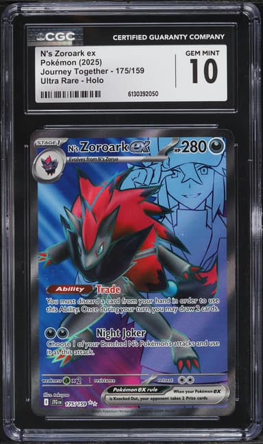 Pokemon Scarlet & Violet Journey Together Full Art N's Zoroark ex #175