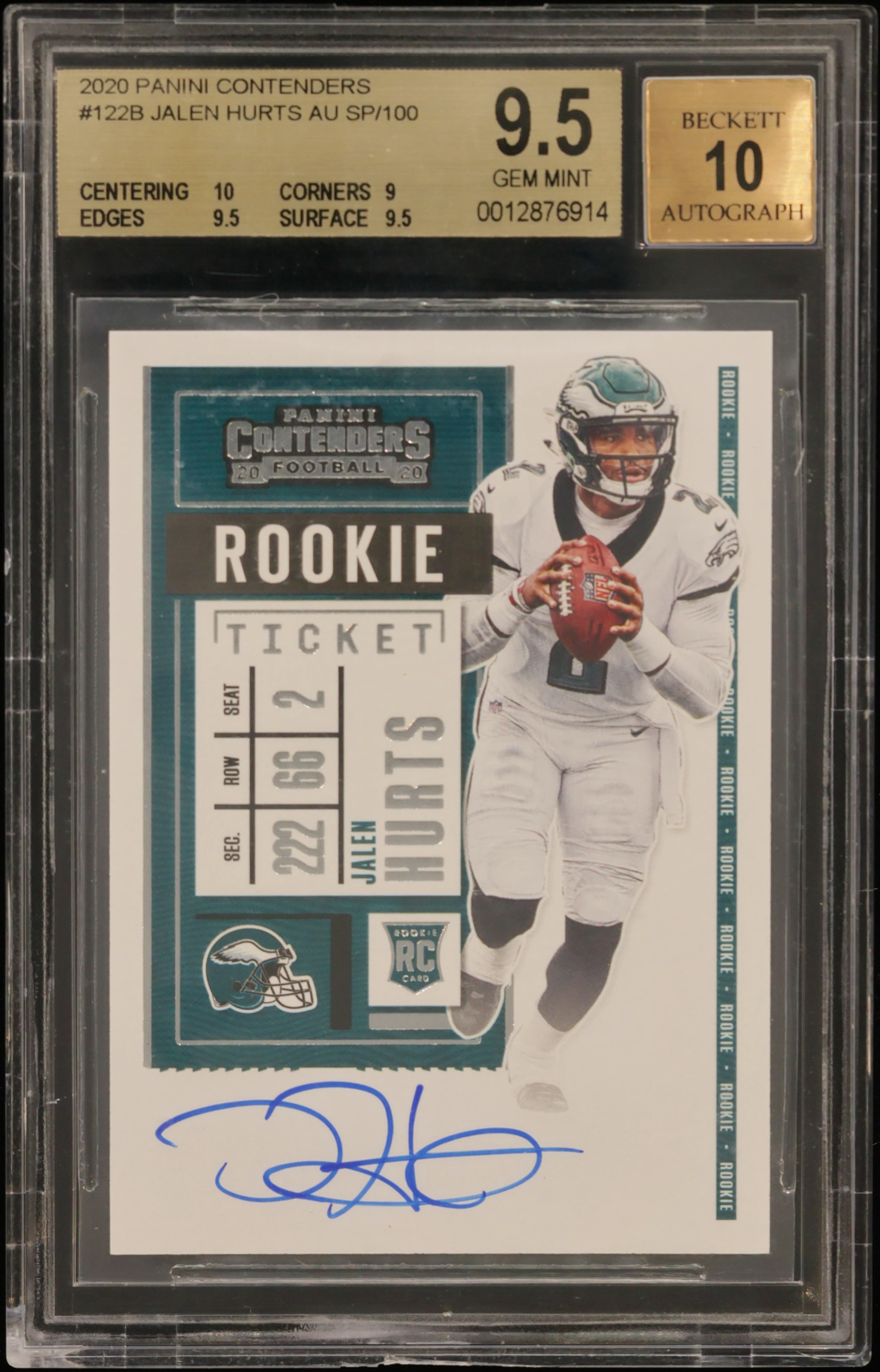 Jalen Hurts AU SP/100*
