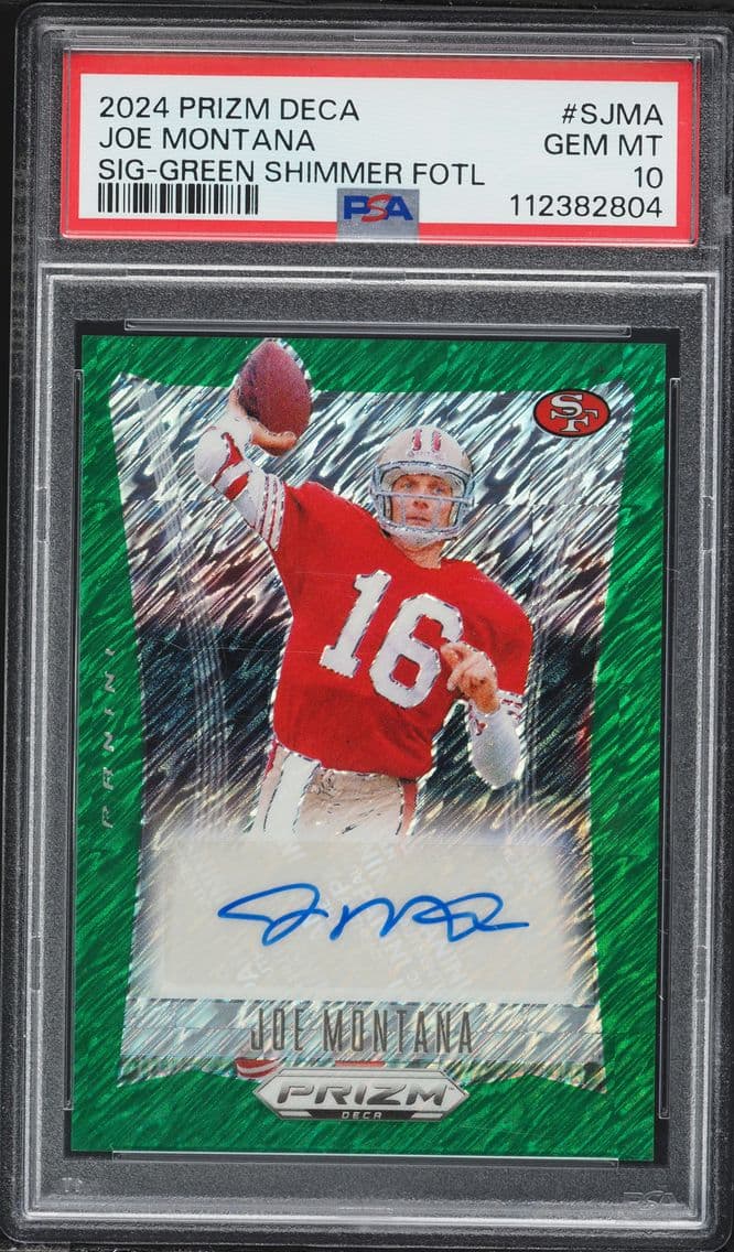 2024 #SJMA Joe Montana PSA 10 Pa