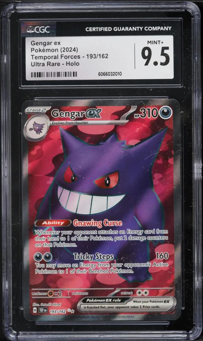 2024 #193 Gengar EX CGC 9.5 Tef