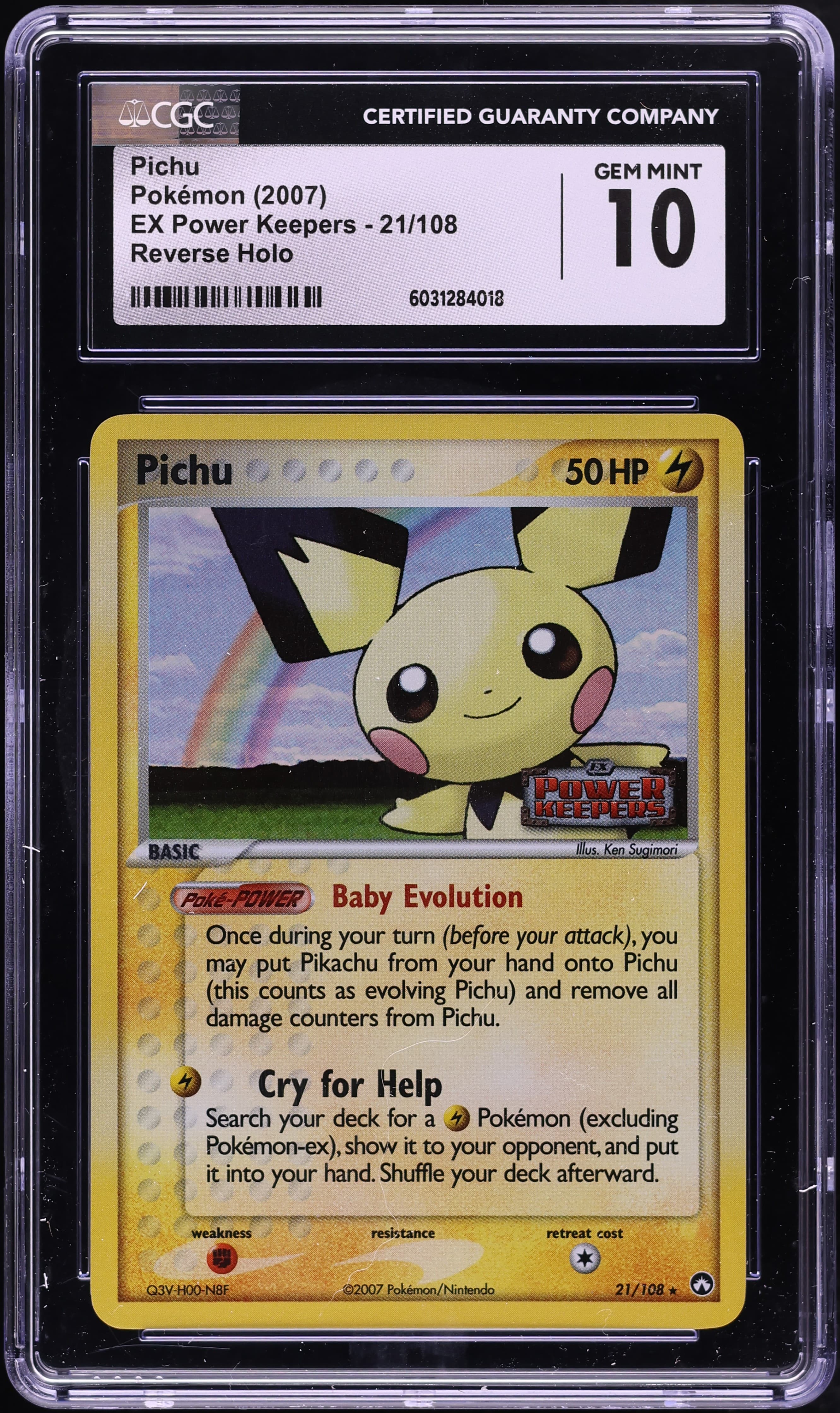 Pichu Reverse Holo